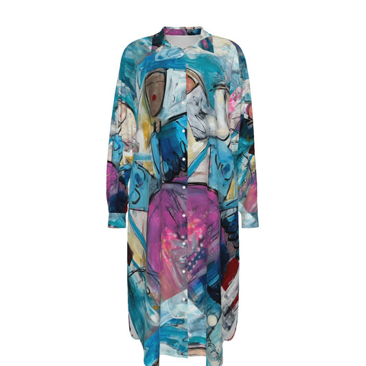 Y2122 - Long Shirt Dress * I am Woman
