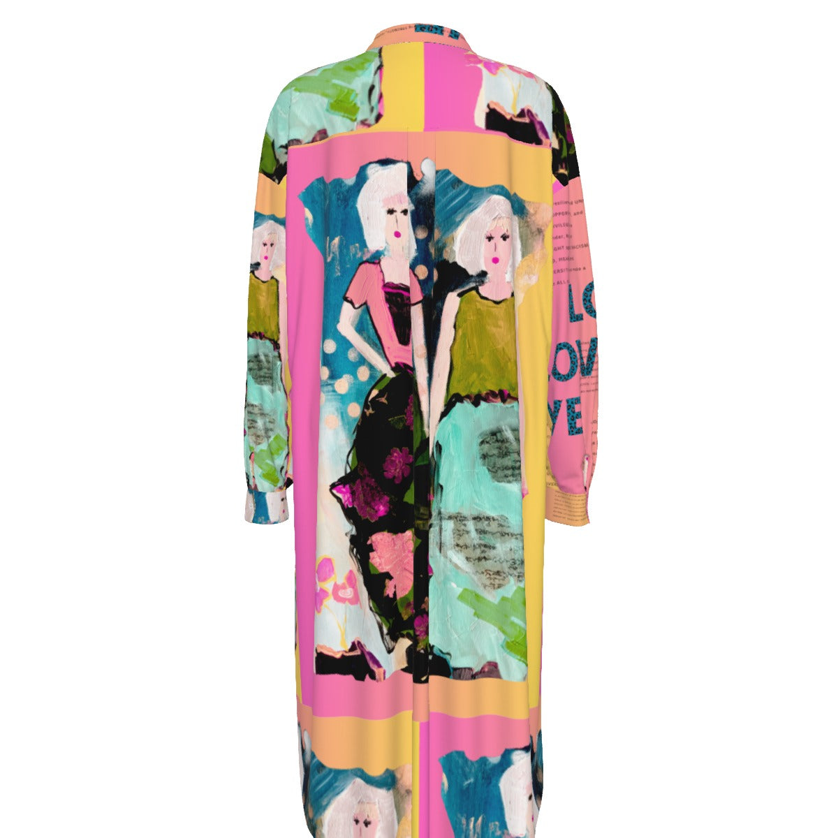 Y2124 - Long Shirt Dress * I am Woman