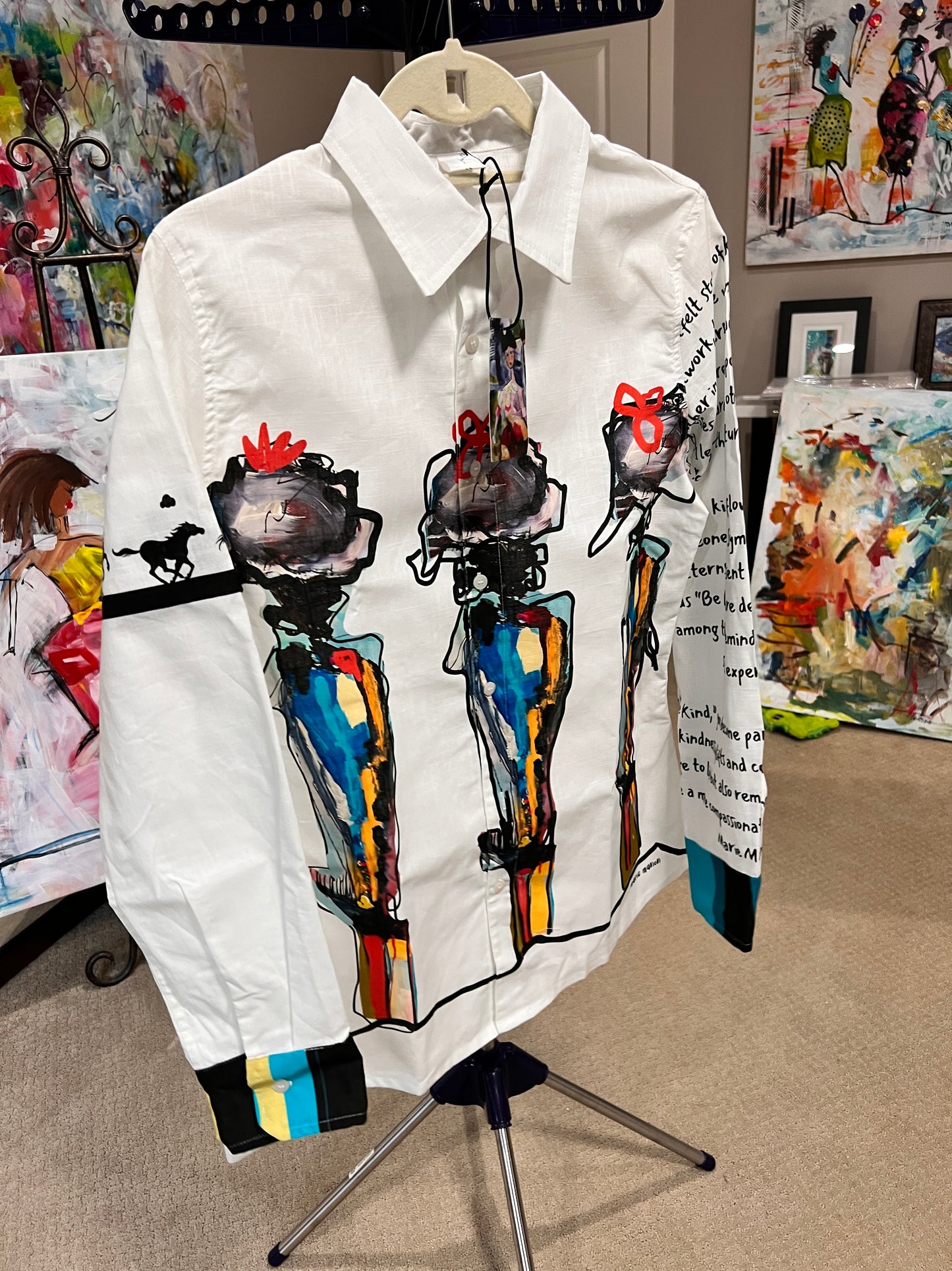 Be Kind Art Shirt – Slow Fashion Statement in Cotton