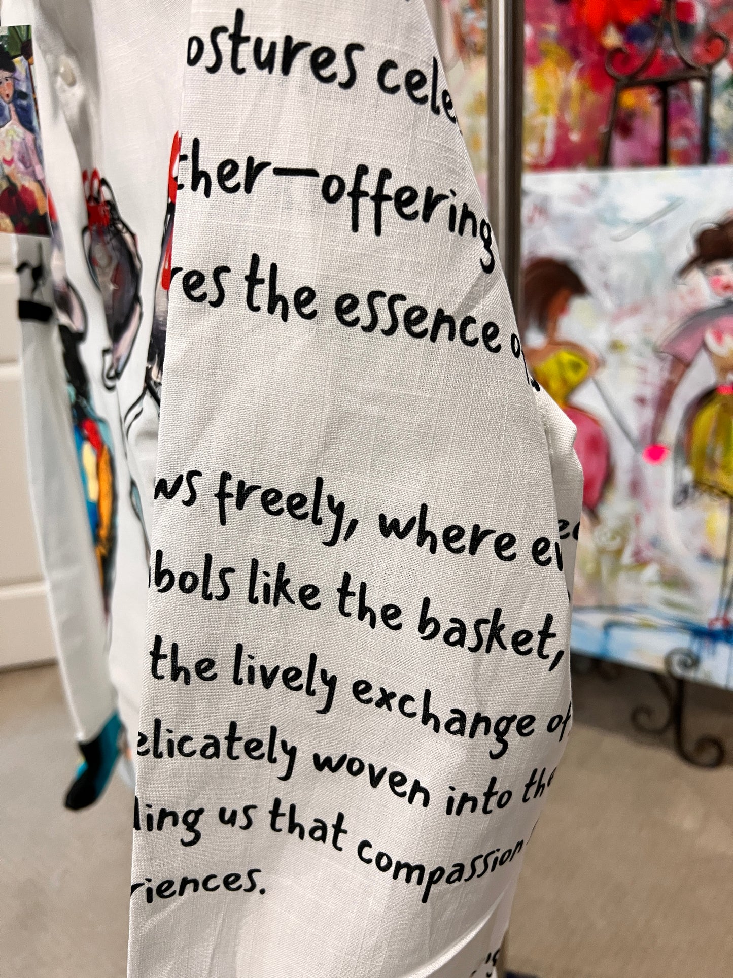 Be Kind Art Shirt – Slow Fashion Statement in Cotton