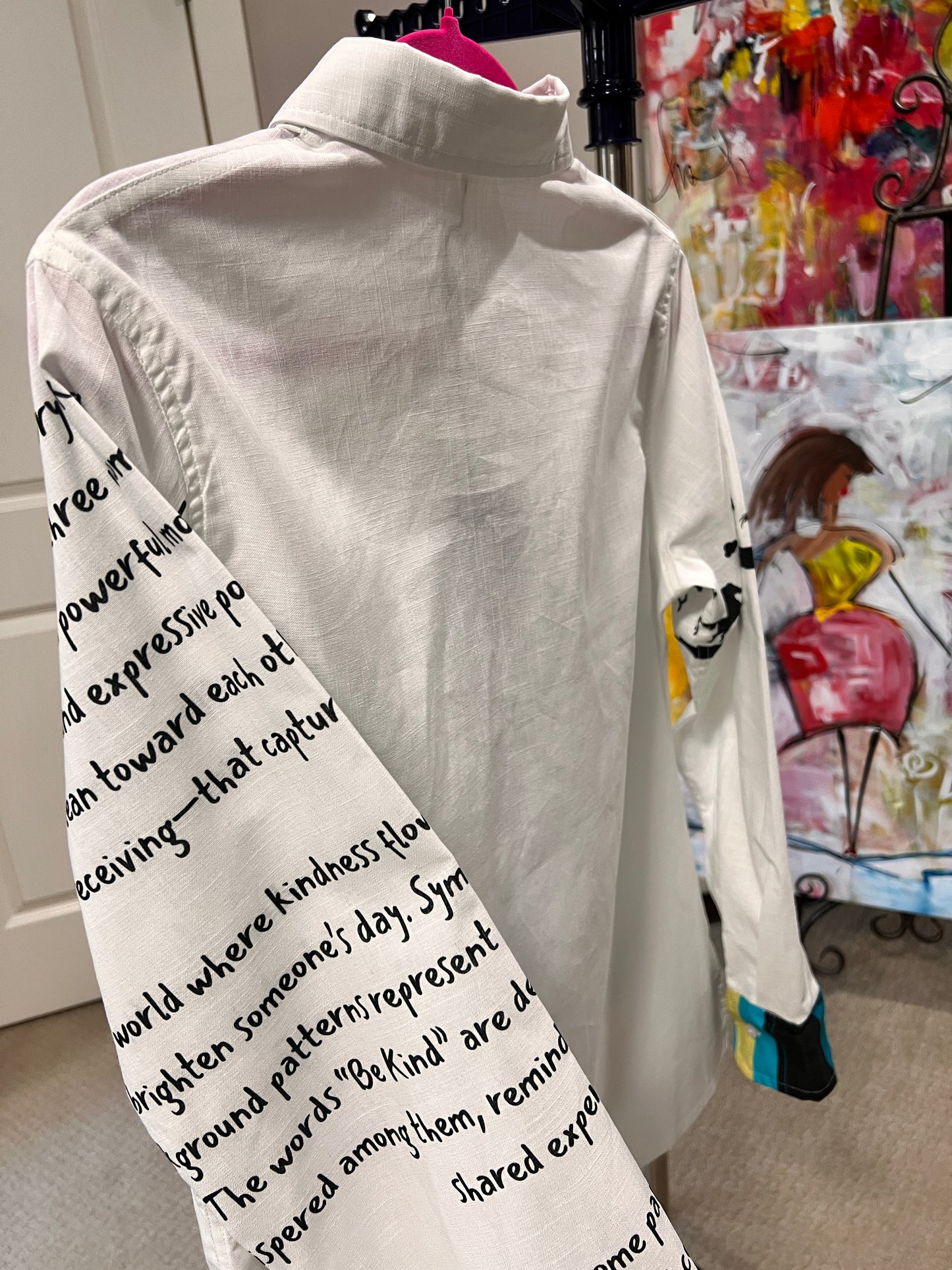 Be Kind Art Shirt – Slow Fashion Statement in Cotton