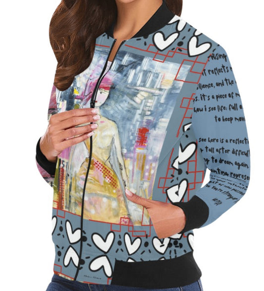 I1048 - Bomber Jacket * Rising Again