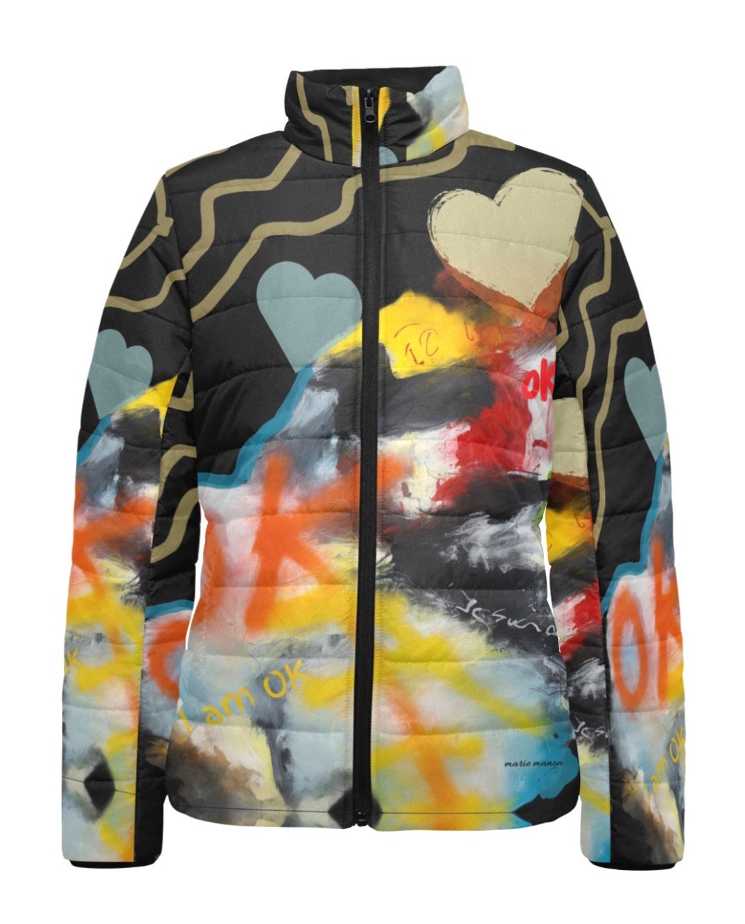 I1100 - Women's Stand-Up Collar Padded Jacket