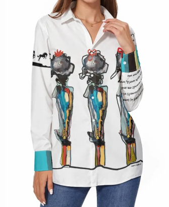 Be Kind Art Shirt – Slow Fashion Statement in Cotton