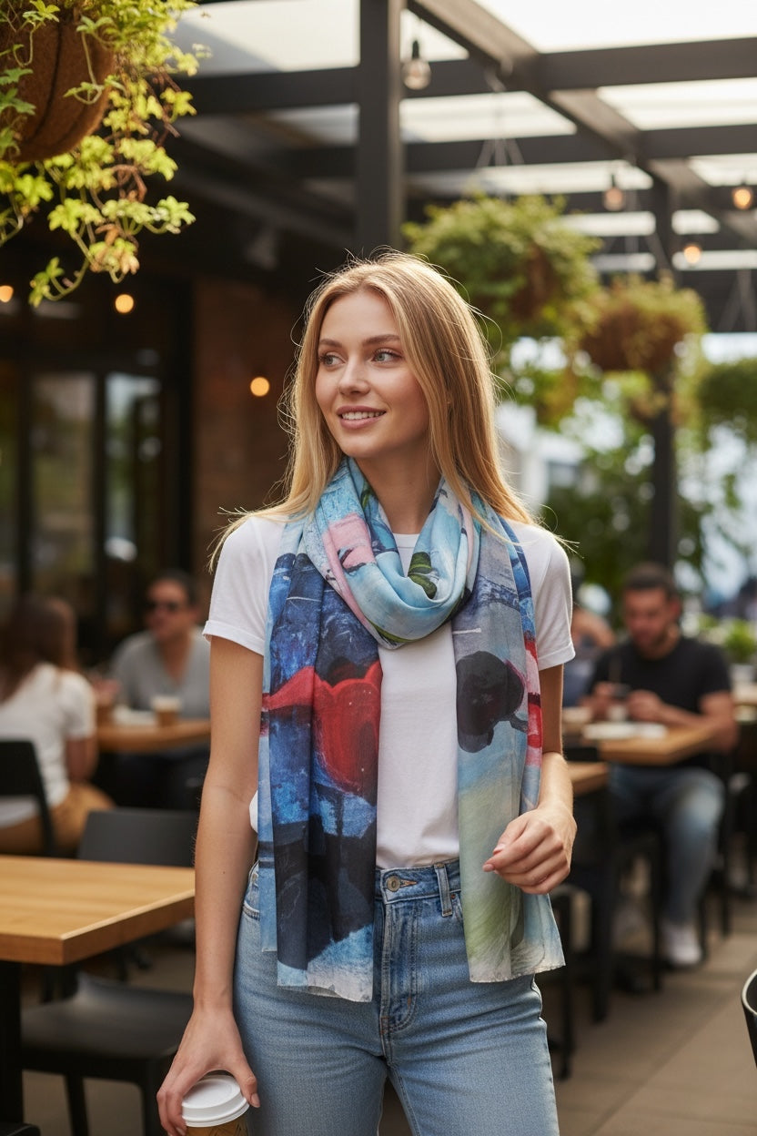 Silk Scarf - La Ballerine - Made in Canada