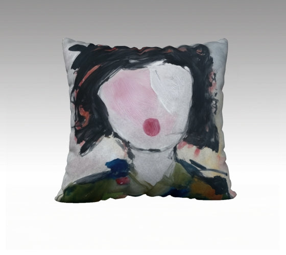 Pillow Cover 22 x 22 inches Organic Cotton / Linen  - Margo - Reversible