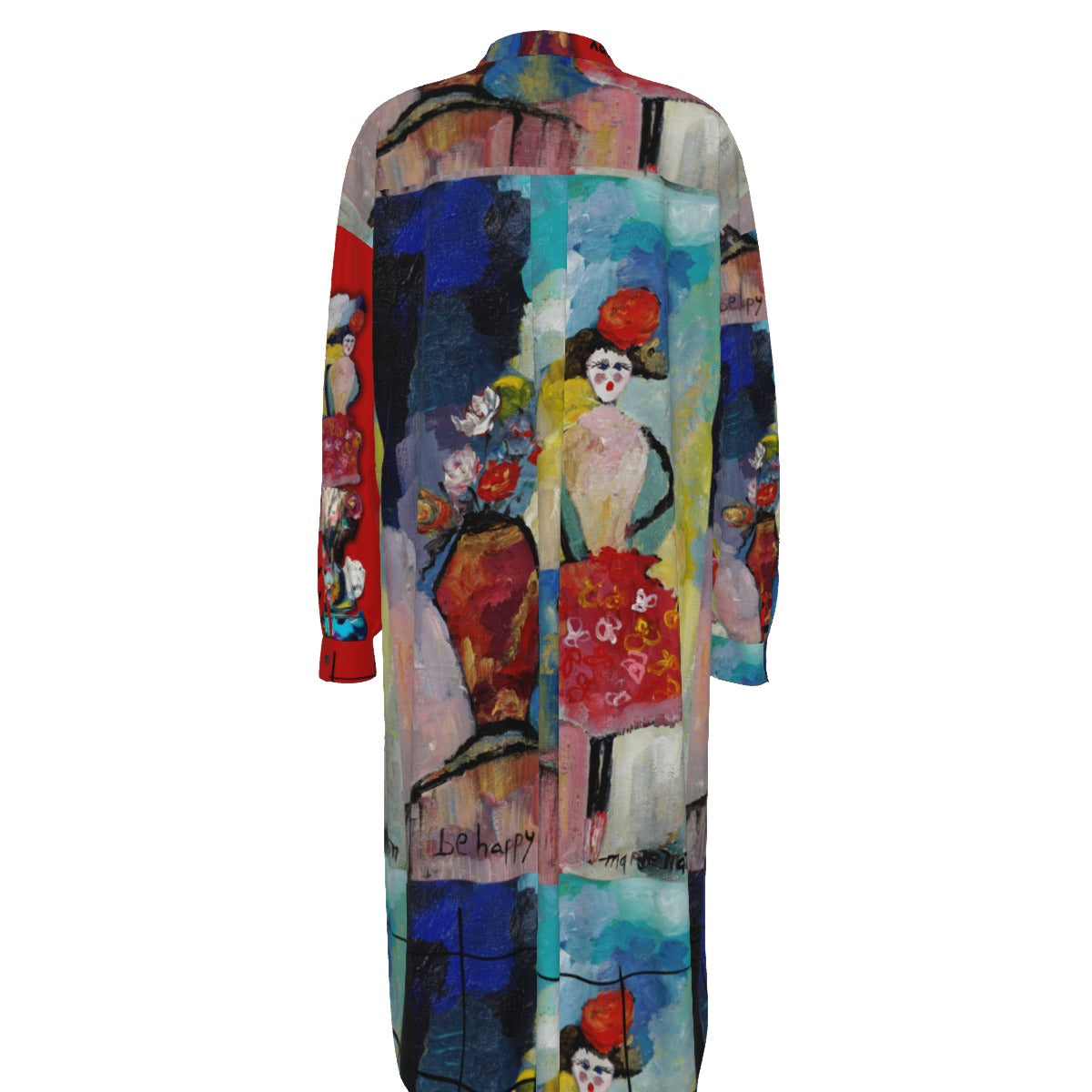 Y2143 - Long Shirt Dress * Be your Happy