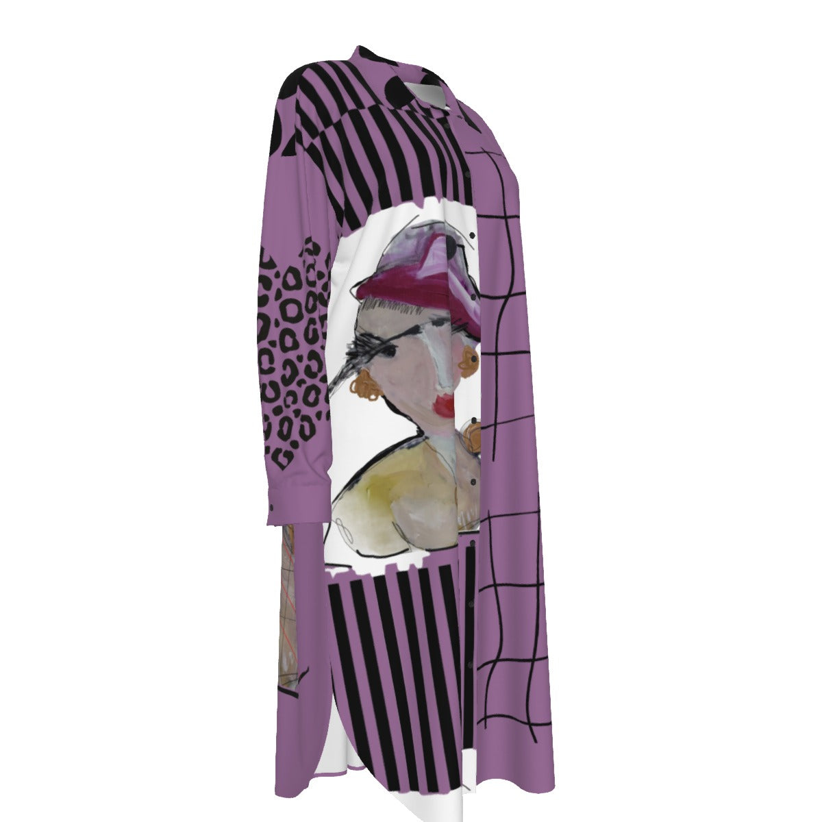 Y2126 - Long Shirt Dress * I am Woman