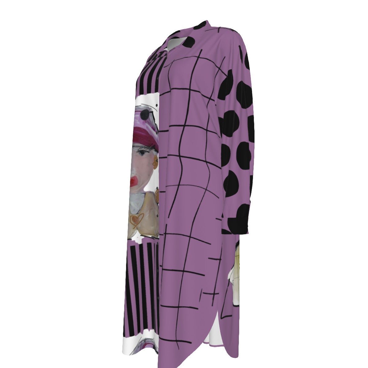 Y2126 - Long Shirt Dress * I am Woman