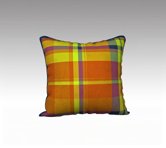 Pillow Cover 18 x 18 inches Organic Cotton / Linen  - Juliette Reversible