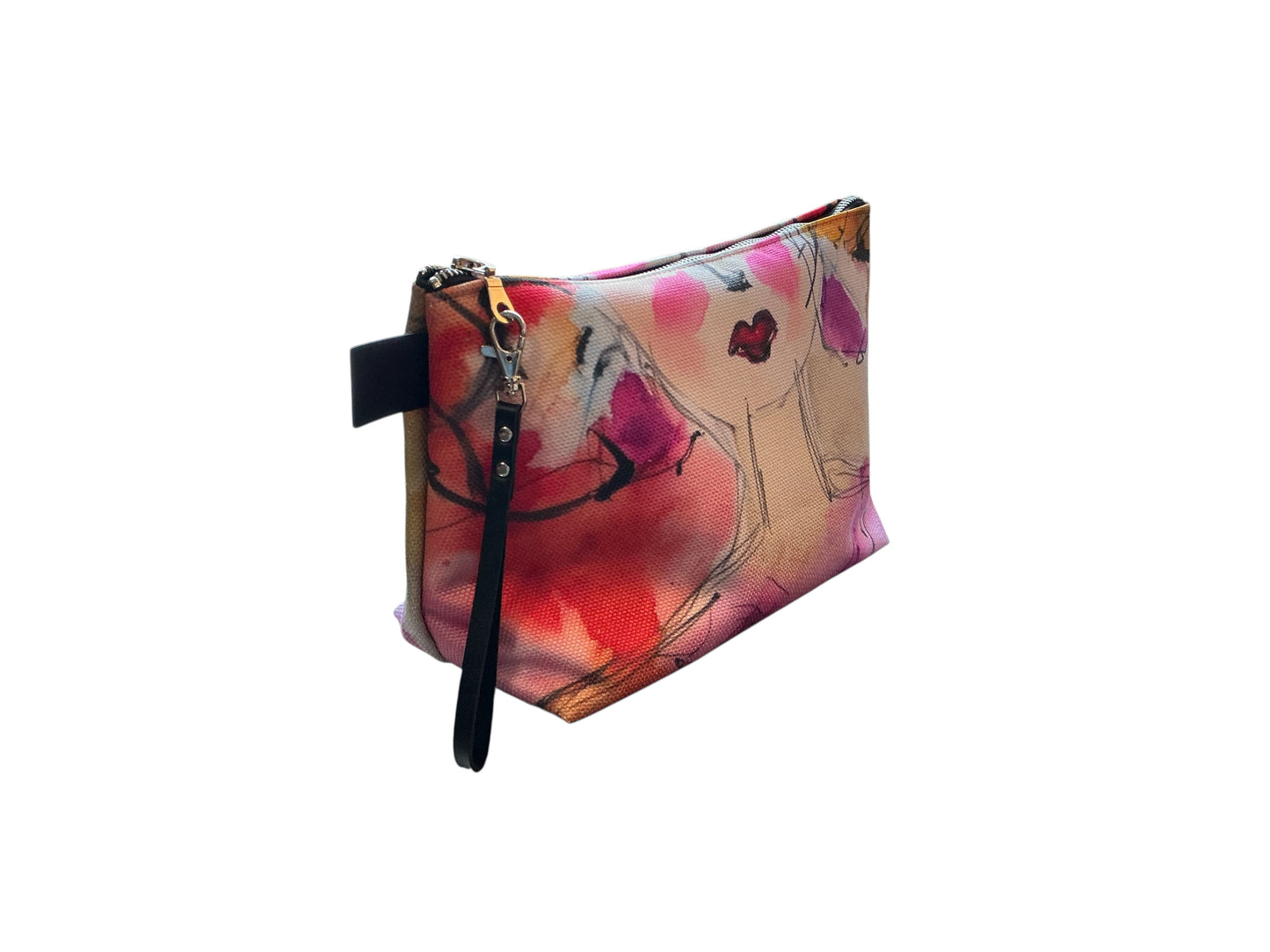Makeup Bag - Red Lip - 12 inches bag