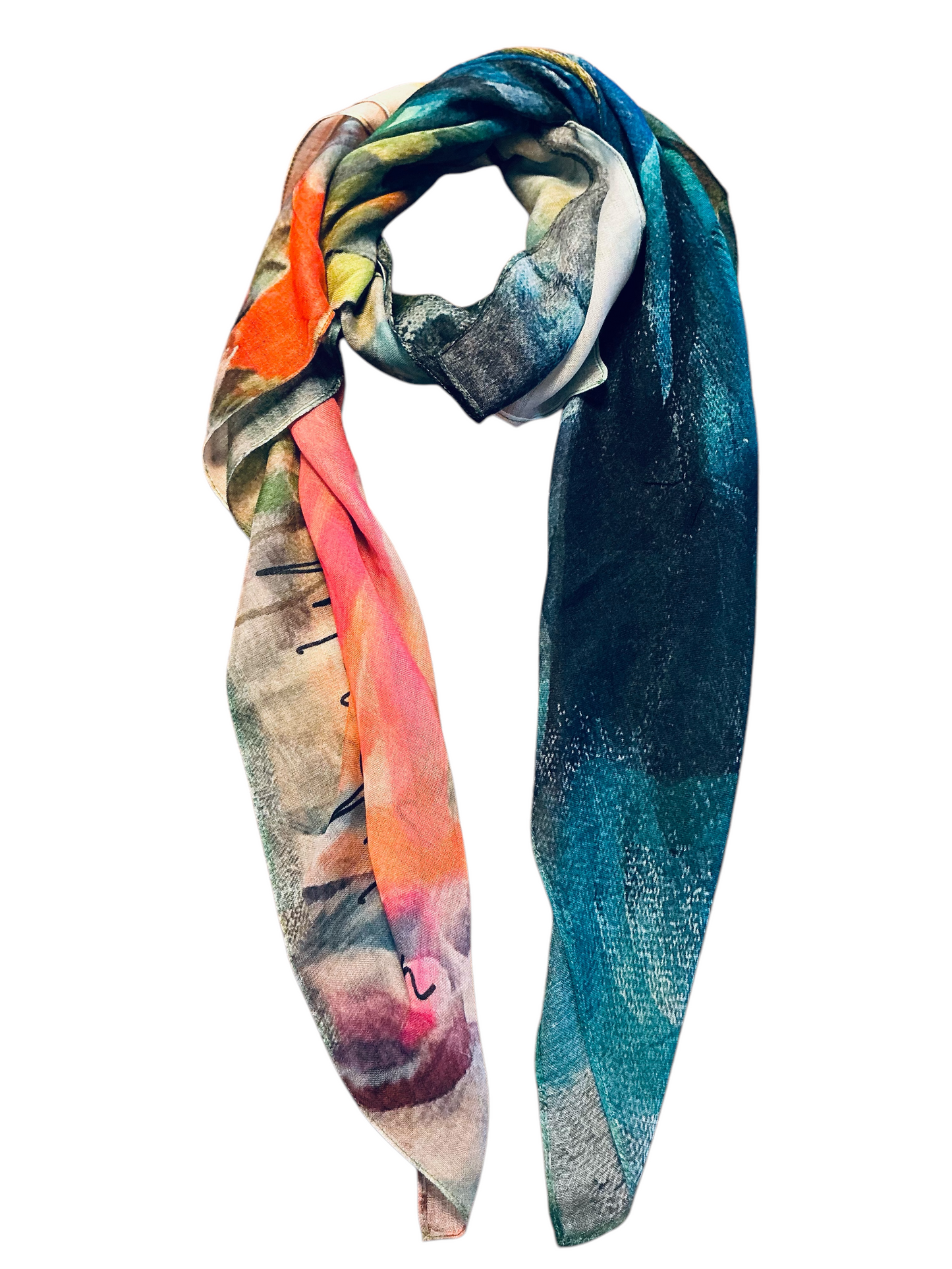 S6105 - "Ok" Scarf - Modal/Silk 37”x37”