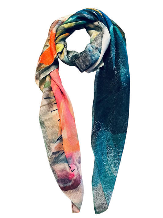 S6105 - "Ok" Scarf - Modal/Silk 37”x37”