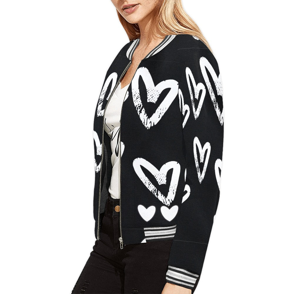 I1046 - Bomber Jacket * Style your Happy