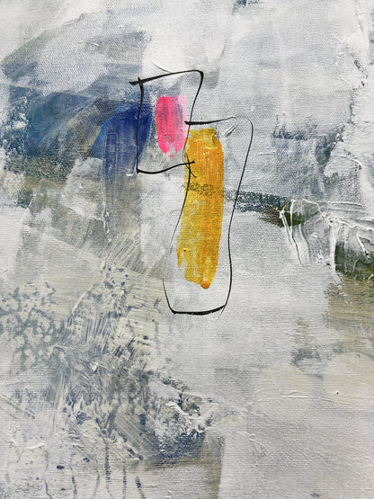 Snowstorm On A Sunny Day